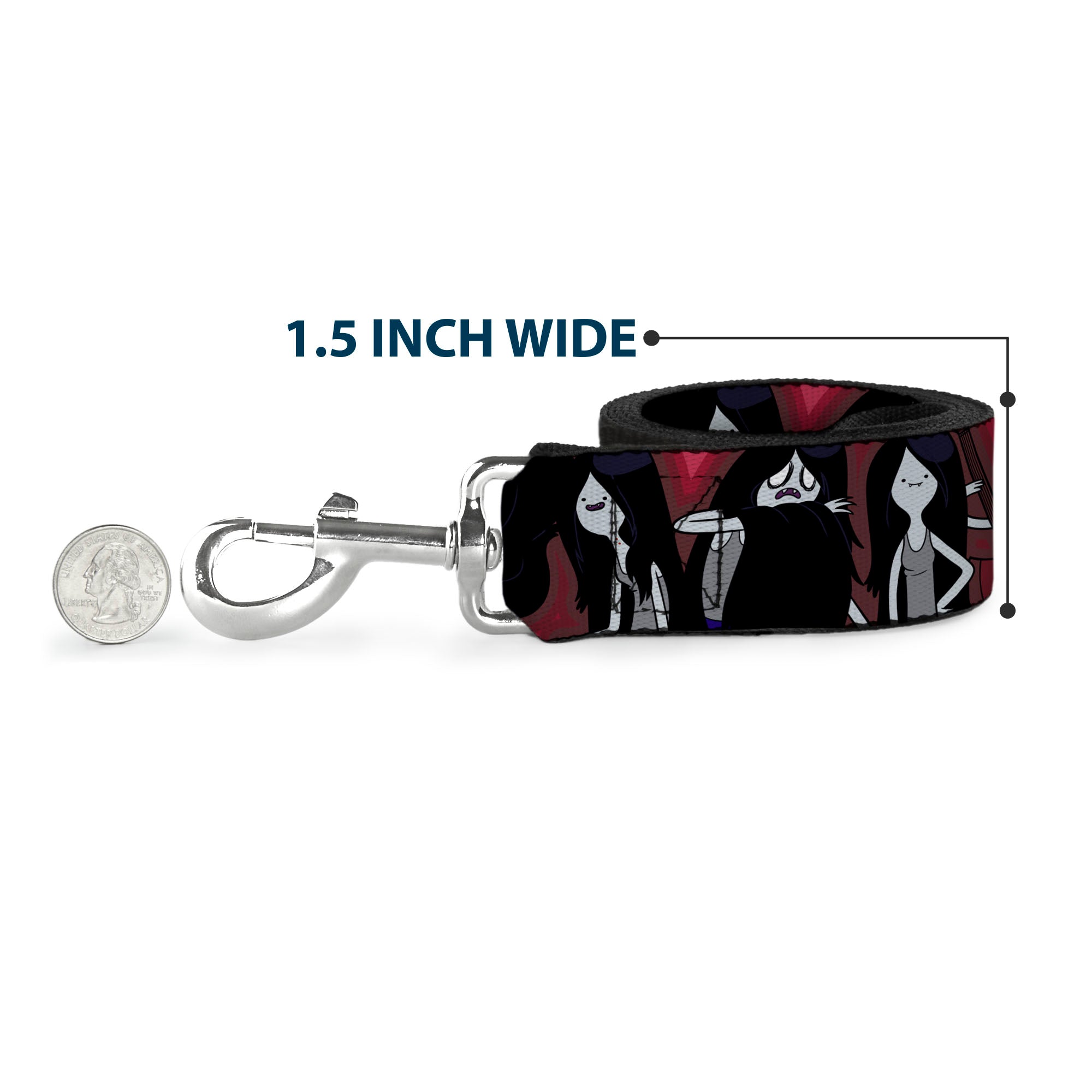 Dog Leash - Adventure Time Marceline Poses Collage Reds