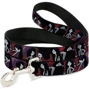 Dog Leash - Adventure Time Marceline Poses Collage Reds