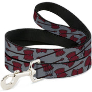 Dog Leash - Adventure Time Marceline's Axe Bass Guitar Scattered Gray