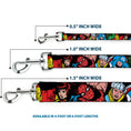 Load image into Gallery viewer, Dog Leash - 5-Marvel Characters Black
