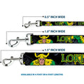 Load image into Gallery viewer, Dog Leash - LOKI in Action Black/Gray/Yellow/Green
