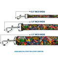 Load image into Gallery viewer, Dog Leash - Retro Marvel Comic Books Stacked CLOSE-UP
