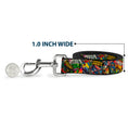 Load image into Gallery viewer, Dog Leash - Retro Marvel Comic Books Stacked CLOSE-UP
