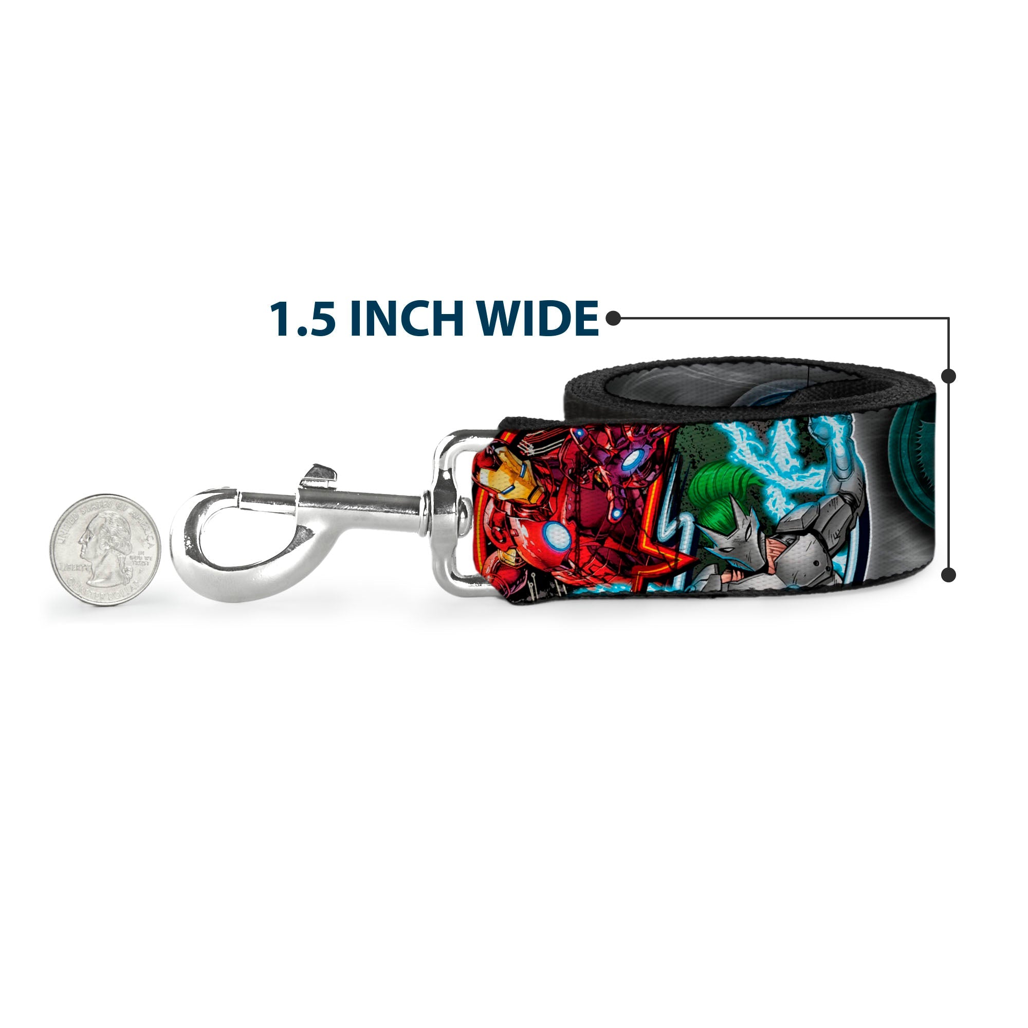 Dog Leash - Marvel Avengers Superhero/Villain Poses