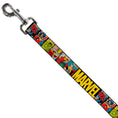 Load image into Gallery viewer, Dog Leash - MARVEL/Retro Comic Panels Black/Yellow
