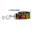 Load image into Gallery viewer, Dog Leash - MARVEL/Retro Comic Panels Black/Yellow
