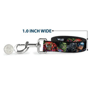 Dog Leash - 7-Vivid Avengers Action Poses