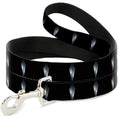 Load image into Gallery viewer, Dog Leash - Black Panther Tooth Necklace Black/Silvers

