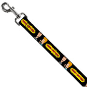 Dog Leash - BEAVIS AND BUTT-HEAD Title Logo and Pose Black
