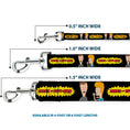 Load image into Gallery viewer, Dog Leash - BEAVIS AND BUTT-HEAD Title Logo and Pose Black

