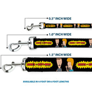 Dog Leash - BEAVIS AND BUTT-HEAD Title Logo and Pose Black