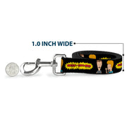 Dog Leash - BEAVIS AND BUTT-HEAD Title Logo and Pose Black