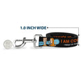 Load image into Gallery viewer, Dog Leash - Beavis and Butt-Head I AM CORNHOLIO Pose Black/Orange/White
