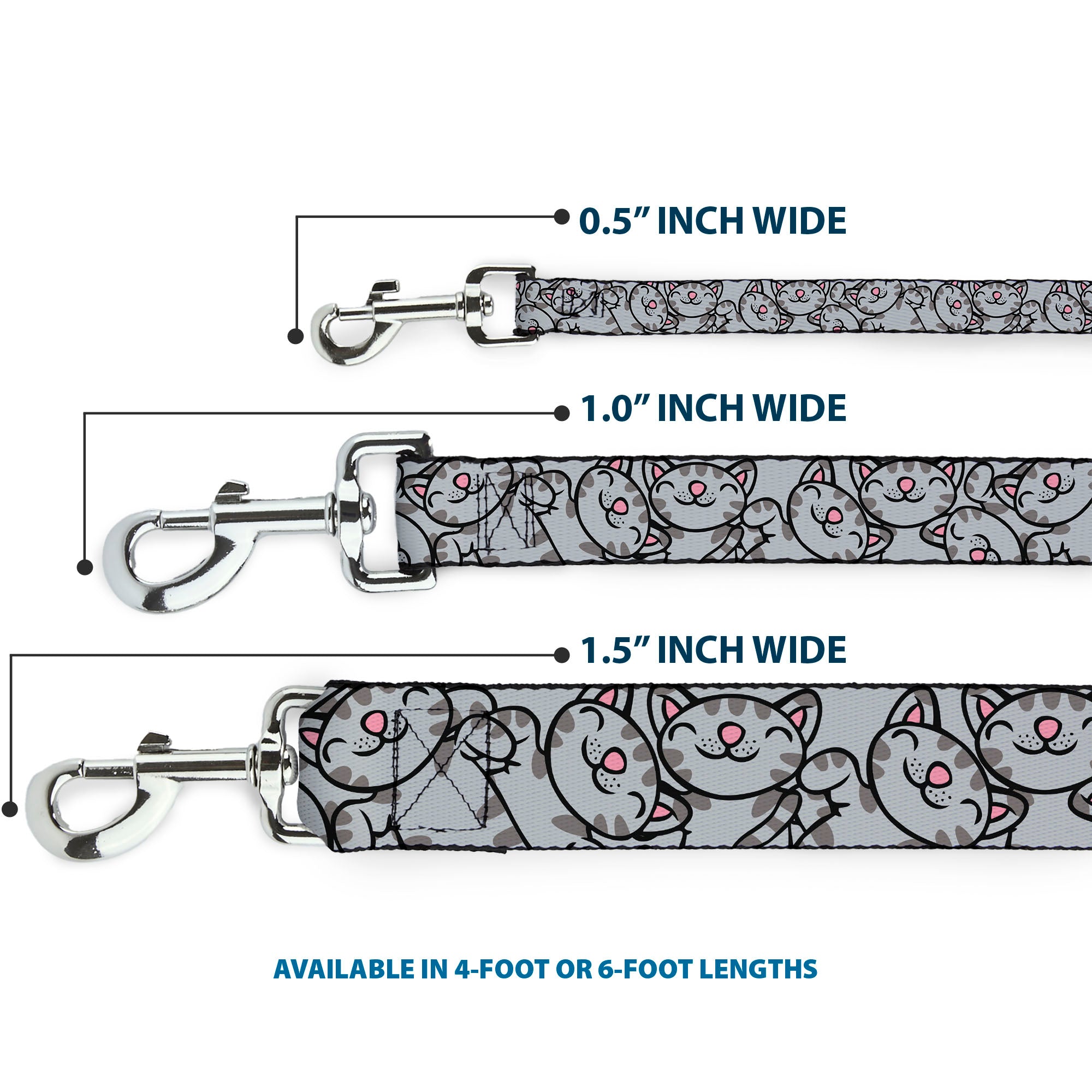Dog Leash - Soft Kitty Poses