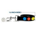 Load image into Gallery viewer, Dog Leash - THE BIG BANG THEORY DNA/Atom/E/Radiation Black
