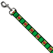 Dog Leash - Blue's Clues Steve's Stripe and Thinking Chair Black/Greens/Red