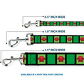 Load image into Gallery viewer, Dog Leash - Blue's Clues Steve's Stripe and Thinking Chair Black/Greens/Red
