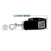 Dog Leash - BUILT FORD TOUGH Logo2 Black/White/Blue