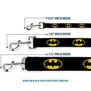 Dog Leash - Batman Shield Black/Yellow