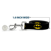 Dog Leash - Batman Shield Black/Yellow