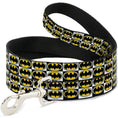 Load image into Gallery viewer, Dog Leash - Batman Shield Checkers
