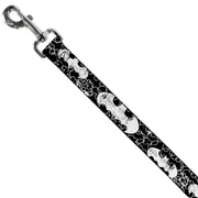 Dog Leash - Batman Outlines Black/White