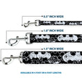 Load image into Gallery viewer, Dog Leash - Batman Outlines Black/White
