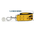 Load image into Gallery viewer, Dog Leash - Vintage Batman Logo & Bat Signal-3 Yellow
