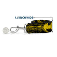 Load image into Gallery viewer, Dog Leash - Batman Shield CLOSE-UP Sketch Black/Yellow
