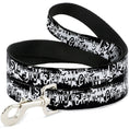 Load image into Gallery viewer, Dog Leash - Batman Action Verbiage Black/White
