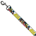 Load image into Gallery viewer, Dog Leash - BATGIRL Panels Yellow/Pink

