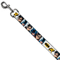 Load image into Gallery viewer, Dog Leash - Batman & Robin Blocks White
