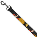 Load image into Gallery viewer, Dog Leash - ROBIN Red/Black Poses Gray
