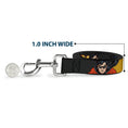 Load image into Gallery viewer, Dog Leash - ROBIN Red/Black Poses Gray
