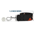 Load image into Gallery viewer, Dog Leash - ROBIN Red/Black Poses Gray
