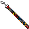 Load image into Gallery viewer, Dog Leash - Batman in Action WHOOM! Red Skyline
