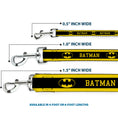 Load image into Gallery viewer, Dog Leash - BATMAN/Logo Stripe Yellow/Black
