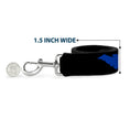 Load image into Gallery viewer, Dog Leash - Nightwing Logo Black/Blue
