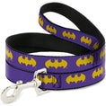 Load image into Gallery viewer, Dog Leash - Batman Signal Purple/Yellow
