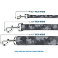 Load image into Gallery viewer, Dog Leash - Bat Signal Stacked Black/Grays
