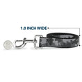 Load image into Gallery viewer, Dog Leash - Bat Signal Stacked Black/Grays
