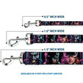 Load image into Gallery viewer, Dog Leash - Batman Batgirl and Joker Comic Book Cover Face Close-Ups Black
