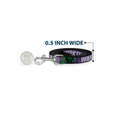 Load image into Gallery viewer, Dog Leash - THE JOKER WANTED Smiling Pose and Graffiti Purples/Greens
