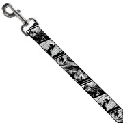 Dog Leash - Batman Hush Pose Sketches Black/White