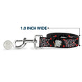 Load image into Gallery viewer, Dog Leash - BETTY BOOP Zombie Betty and Text Polka Dot Black/Red/White
