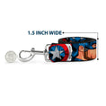 Load image into Gallery viewer, Dog Leash - Captain America Face Turns/Shield CLOSE-UP
