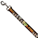 Dog Leash - DR. STONE Title Logo and Character Group Black