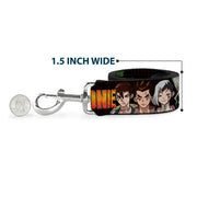 Dog Leash - DR. STONE Title Logo and Character Group Black
