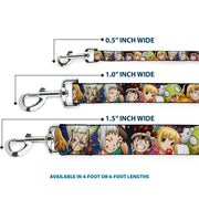 Dog Leash - Dr. Stone Character Group Faces Close-Up