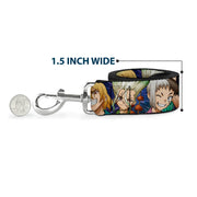 Dog Leash - Dr. Stone Character Group Faces Close-Up